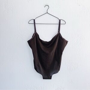 SKIMS SHEER SCULPT THONG BODYSUIT Size 4XLG